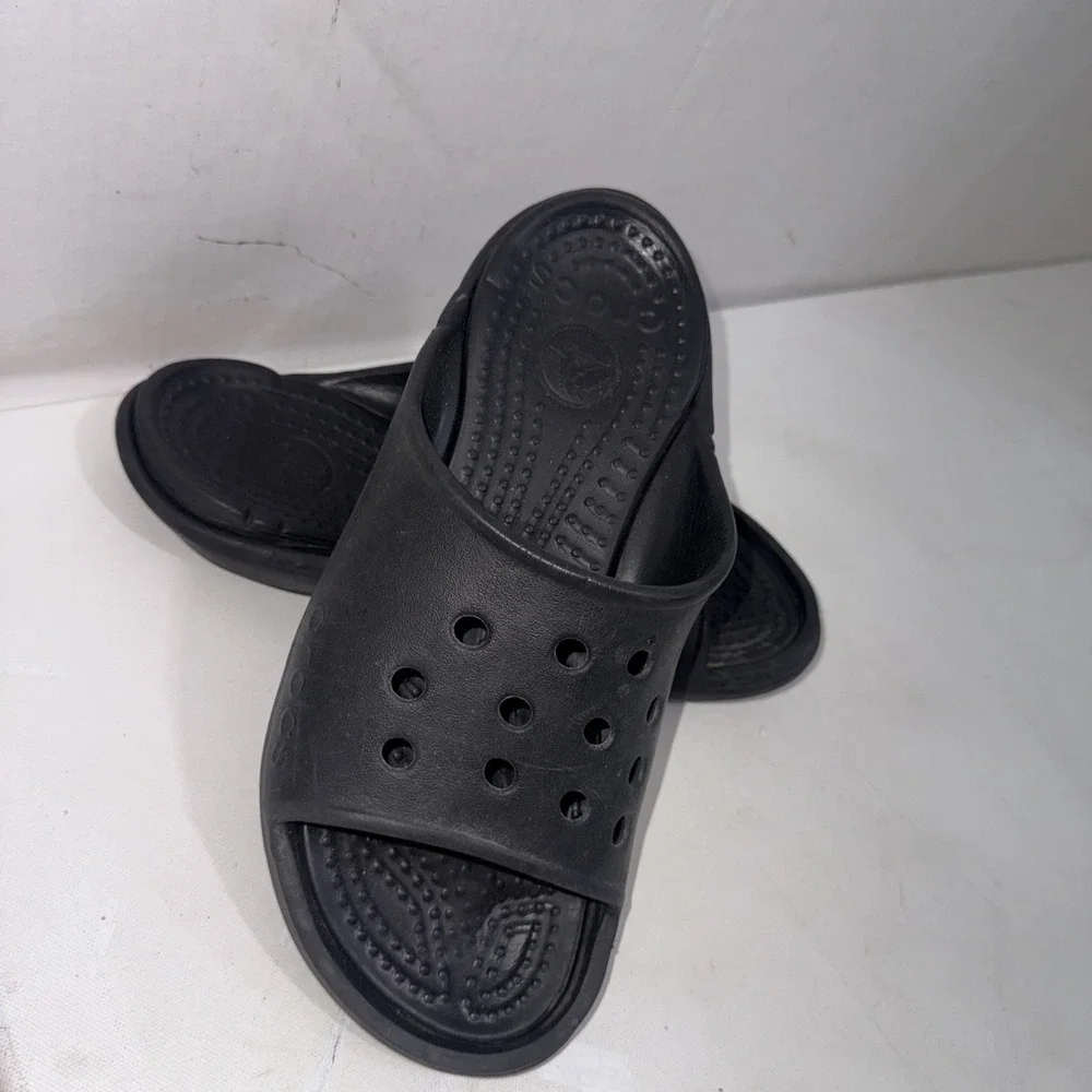 Crocs Sandals Black Classic Slide Waterproof Gorpcore Outdoor Summer Shoes 8/L10
